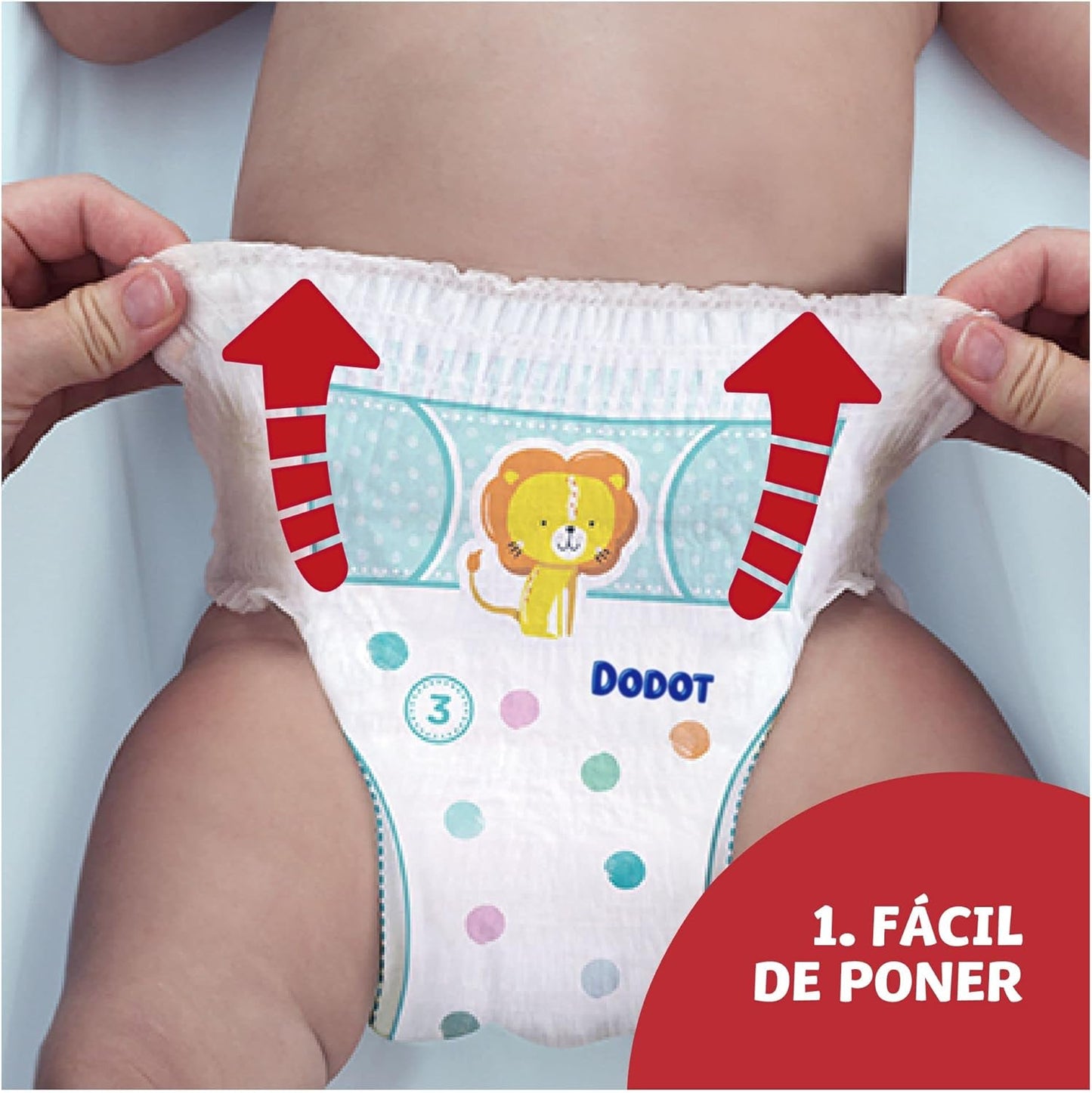 Dodot Nappy - Activity Pants, Size 6 (14-19 kg), 70 Nappies + Gift of 1 Pack of 40 Wipes with 360 Adjustment Anti-Leak Extra Soft