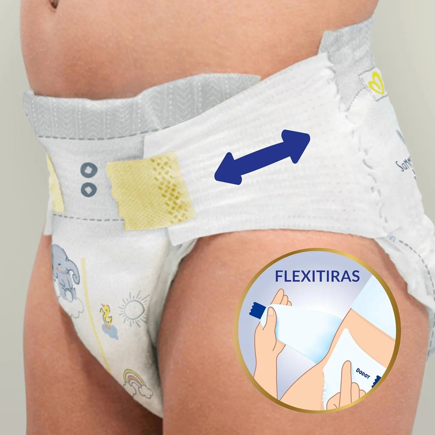 Dodot Pañales Bebé Sensitive, Talla 6 (+13 kg), 117 Pañales + 4 Pants de Regalo, Hasta 12 h De Protección Antifugas y Cuidado de la Piel, Pack Mensual