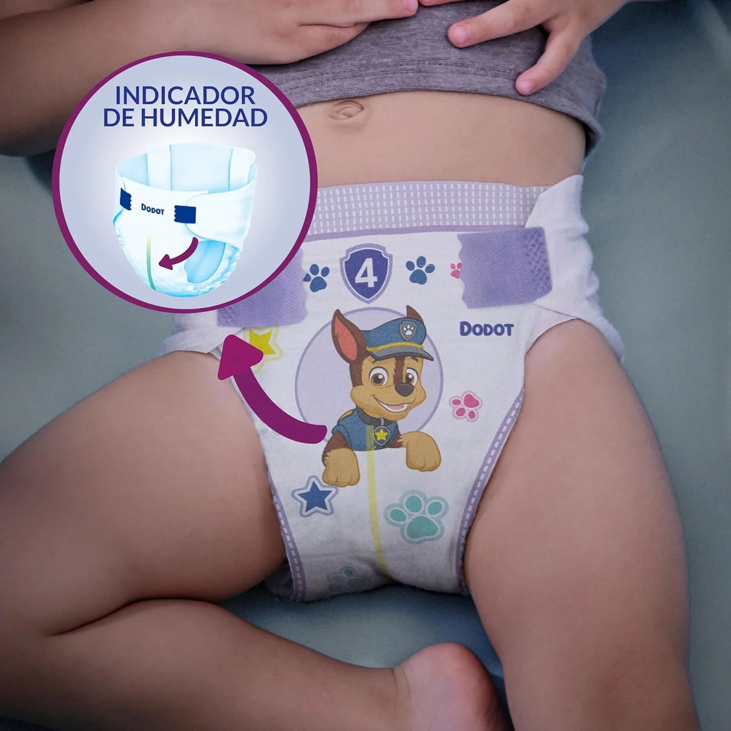Dodot Pañales Bebé Activity, Talla 6 (13-18 kg), 116 Pañales, Hasta 12h de Protección Antifugas y Ajuste, Pack Mensual
