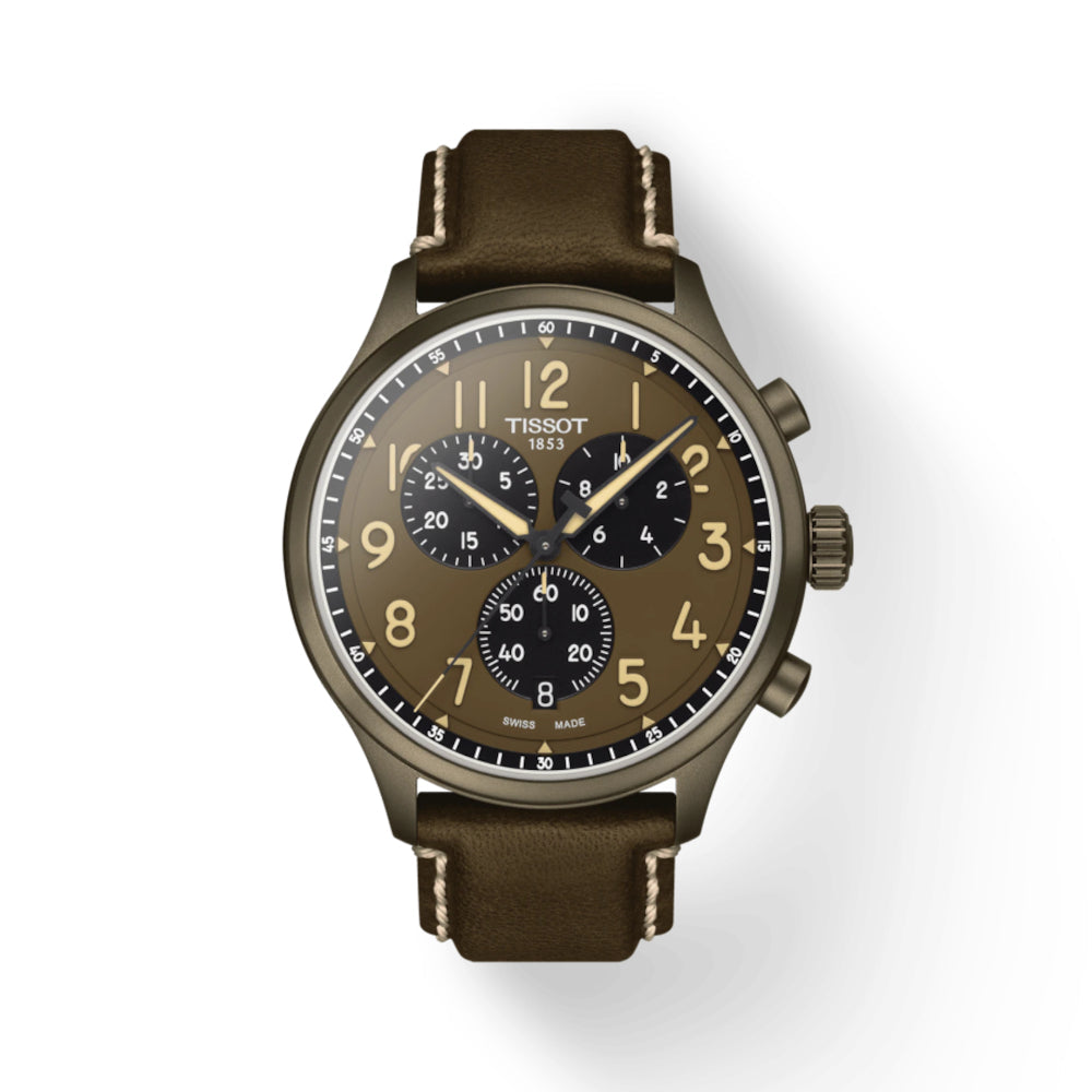 Tissot Chrono 45mm XL Classic Quartz Chronograph Watch